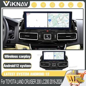 China 12.3 Inch Touch Sreen Stereo For 20016-2020 Toyota CRUISER LC200 GPS Navigation Multimedia Player Wireless Carplay BT 4G wholesale