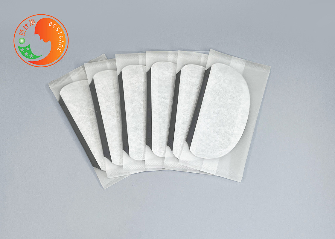 Non Reusable Disposable Sweat Pads Anti Stain Peel Off Cotton Female And Male Use