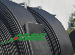 China Thermoplastic Lay Flat Rubber Hose With Circular Woven Polyester Jacket wholesale