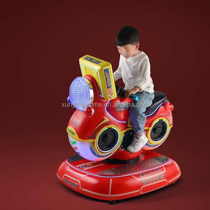 Didi Double Motorcycle Mp5 Screen Kiddie Rides for Amusement Game Center Age 3 Years