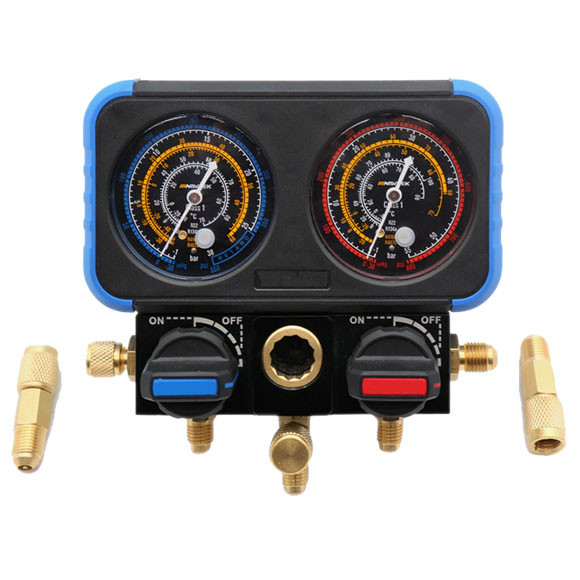 Single Manifold Refrigerant Gauge Set Commercial Refrigeration Repair Parts for