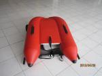Small Dinghy Belly Boat Inflatable Pontoon Fishing Boat for Single Person