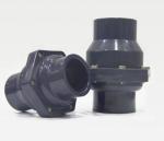 SGS 8" SCH80 Plastic UPVC Grey Flapper Industrial Check Valves