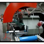 Aluminum profile aluminium fabrication machines double mitre saw troncatrice cnc