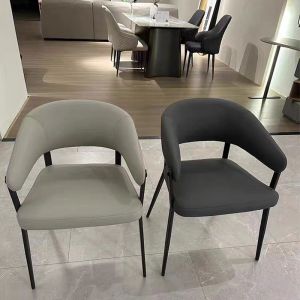 Luxe Vibe Hollow Italian Design Dining Chairs Aesthetic Contemporary