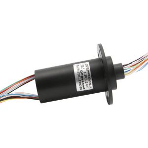 China 24 Circuit Miniature Slip Ring Compact Capsule Rotary Electrical Interfaces wholesale