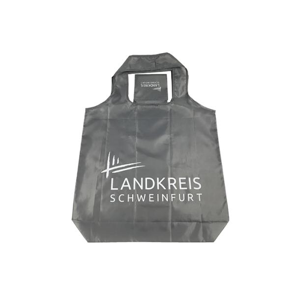 190T Polyester Custom Folding Travel Tote Bag