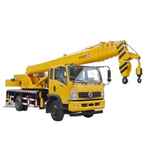 China High Operating Efficiency 6 Ton Mobile Truck Crane With Straight Telescopic Boom on sale