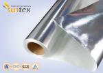 Fire Resistant Aluminum Foil Fiberglass Cloth With Good Hermetic And Weather