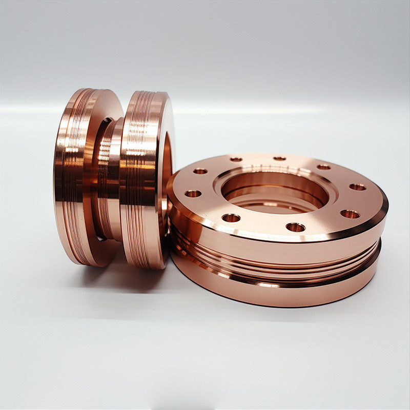Custom Precision CNC Turning Parts CNC Machining Metal Copper Part