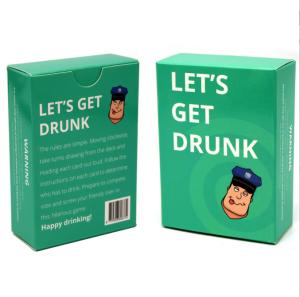 China Customized 100 Cards 300gsm Coated Paper Drinking Card Games 63x88mm wholesale