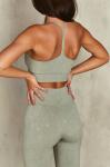Oem Factory Manufacturer Custom Logo Seamless 2 Piece Yoga Set Lightweight High