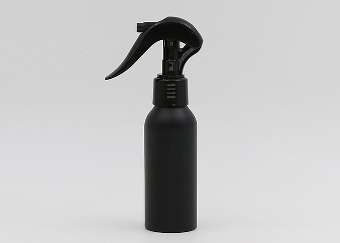 Fda Compliance 100ml 300ml 500ml aluminum cosmetic daily care bottle with pump sprayer trigger