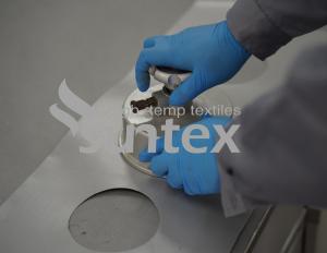 China Artisan Non Stick Silicone Fireproof Fiberglass Cloth Materials For Tank Sealing wholesale