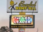 Customized 2 Sided Led Outdoor Signs , IP65/54 Street Advertising Display