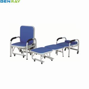 China Factory Good Quality Hospital Office School Hotel Accompany Reclining Chair Bed Recliner On Sale wholesale