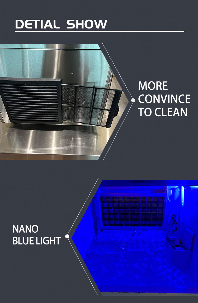 Full Automatic R290 Cube Ice Machine In Modulating Drinks