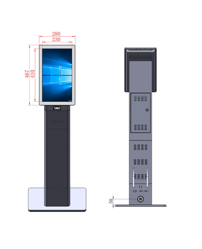 Windows Self-Service Digital Ordering Terminal for Retail and Hospitality