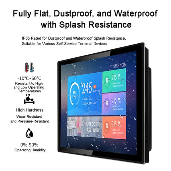 27 inch Outdoor Terminal Embedded High-brightness Screen1000nits TFT LCD Monitor Waterproof IP67 Explosion Proof for Marine Open Frame