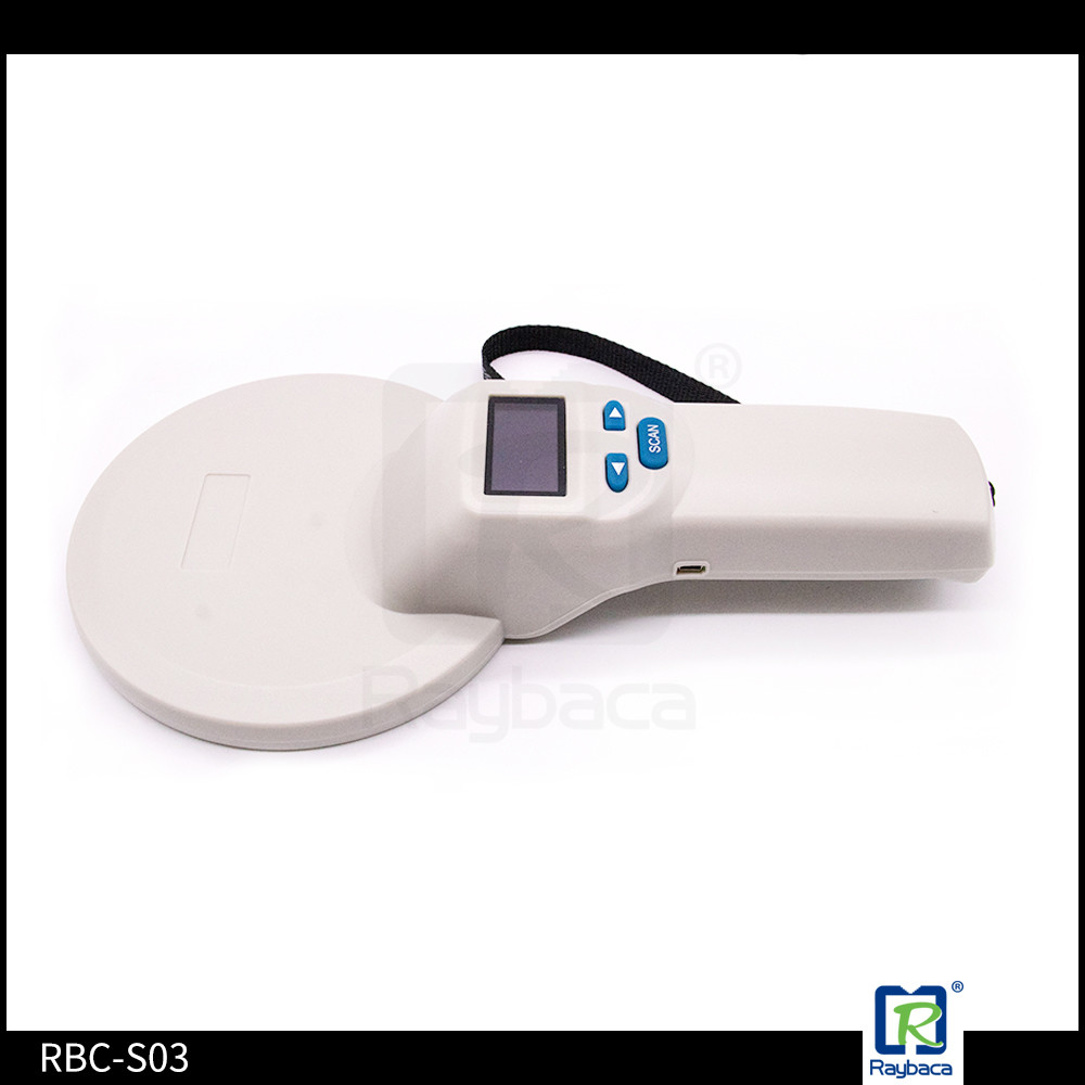 Lightweight Animal Tag Portable Rfid Reader Low Frequency Wireless Identification