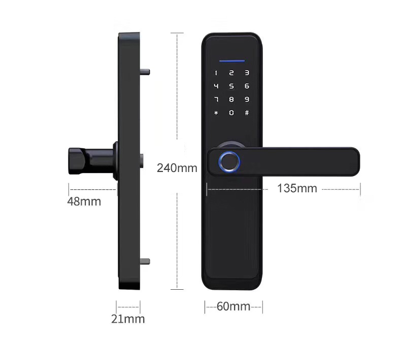 Multifunctional Fingerprint Door Lock Smart Home Password Gate Lock