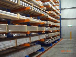 China Warehouse Cantilever Racking Systems Both Side for Aluminum Pipe wholesale