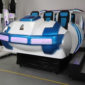 China 6 Seats Multiplayer Games VR 4500W Commercial VR Simulator 9D wholesale