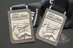 Die Cast 3D Relief Medals For Club / Figure Sandblast Background