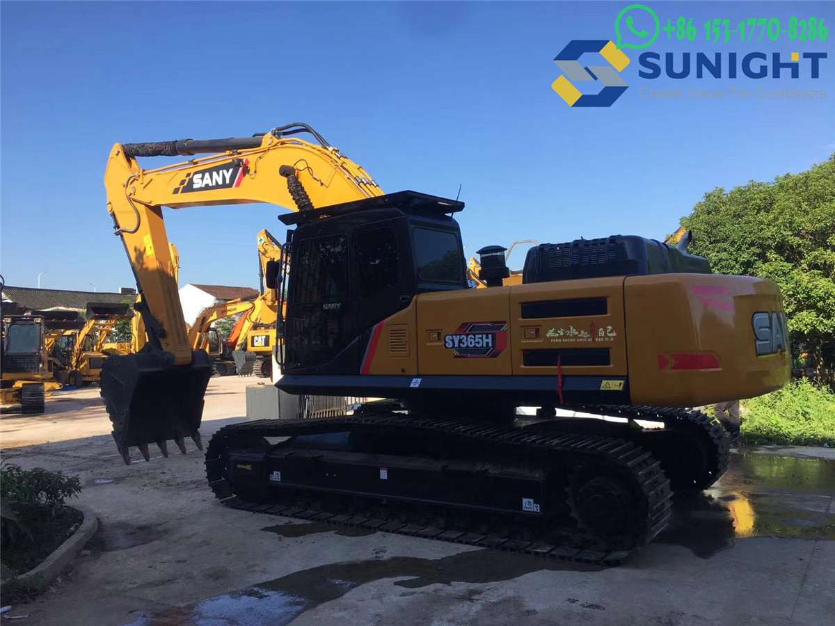 Second Hand Sany SY365H Excavator With Good Performance In Shanghai Yard