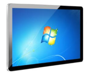 China 1920*1080 Commercial Infrared Touch Screen Android 43 &quot; Display Adjustable Time wholesale