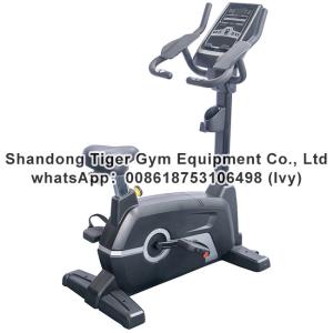 China aerobic gym exercise equipment / fitness Equipment machine / Self - Powered High-end upright magnetic bike wholesale
