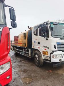 China Truck Mounted Used Concrete Line Pump 13495kg 100502 Engine wholesale