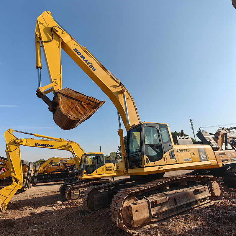 Japan 45Ton Used Komatsu Excavator Heavy Equipment PC450-8 Used Wheel Excavator