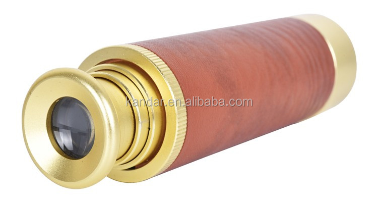 181g Monocular Nautical Handheld Brass Spyglass Expandable 26x32 Telescope for Optics