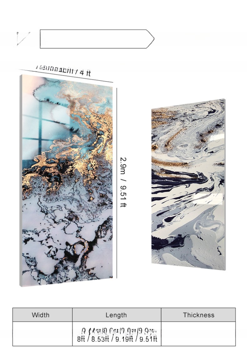 Hot Stamp PVC Faux Marble Sheet for Wall Decoration 1220x2440mm 1220x2800mm from Chinese