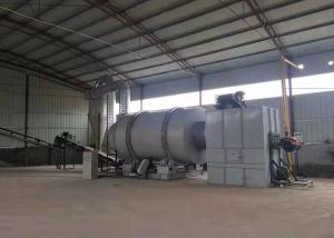 China Small Quartz Silica Sand Dryer Machine Three Cylinder Rotary Drum 5-30 Tph wholesale