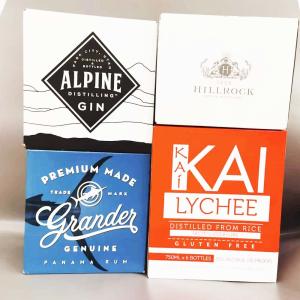 China AI PSD Liquor Bottle Gift Boxes SGS For Beverage Packaging wholesale