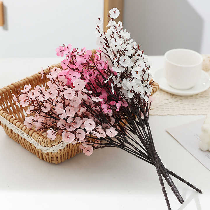 Home Decoration, Artificial Flowers, Silk Fabric, Plants, Wedding Decoration Flowers Table Flower Arrangement