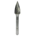 3/4 Grinding Tips Flame Shaped Finishing Bur High Precision Grinding