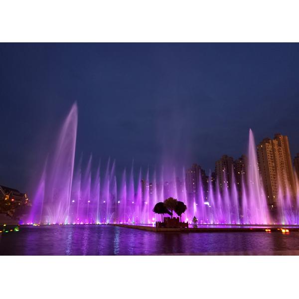 Swing Type Music Dancing Fountain Multi - Vector Floating Computer Controlled