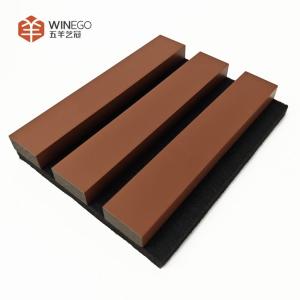 China Sleek Acoustic Wood Slat Panels For Quiet And Elegant Interiors Pure Color wholesale
