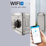 Electric Keyless Rim Gate Cabinet Waterproof IP65 Smart WIFI Door Lock