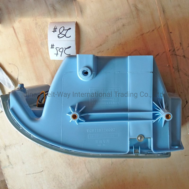 Wg9716720002 Sinotruk HOWO Shacman Truck Cab Spare Parts Headlight