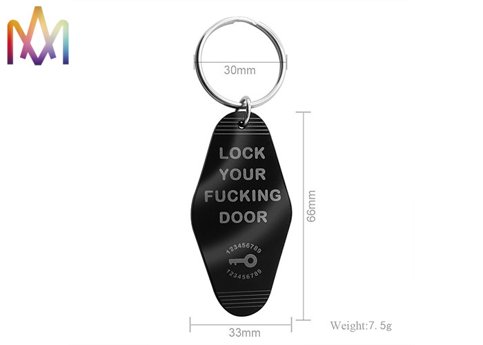 7.5g Acrylic Anti Lost Cards Engraved Charm Tag