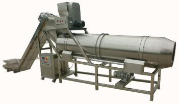Silvery Floating And Sinking Fish Feed Pellet Extruder Machinery With High Technology