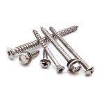 SS304 Self Tapping Drilling Screws 150mm Length Carburized Layer