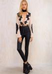 New fashion women tops puffed long sleeve ladies blouse designs