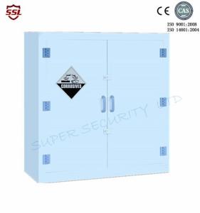 China Lab Solvent Plastic Double Door Chemical Storage Cabinet Corrosive , 30 Gallon wholesale