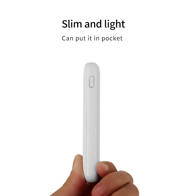 5000mAH Mini Portable Power Bank with Dual USB Port and Woven Parttern