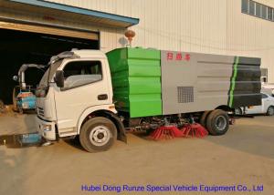 China Street Road Sweeper Truck , Vacuum Sweeper Truck For Parking Lot / Airport Road wholesale